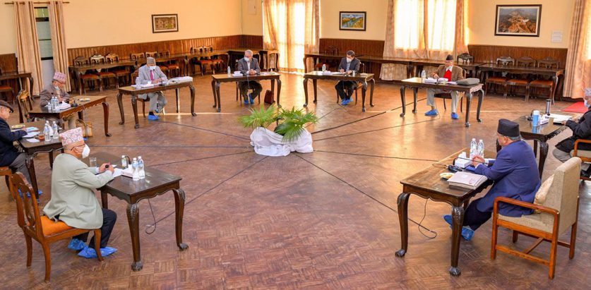 नेकपा सचिवालय बैठक बिनानिष्कर्ष टुंगियो, आइतबार बोलाइयो स्थायी कमिटी