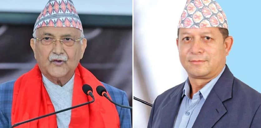 ओली १० हजार मतले अगाडी