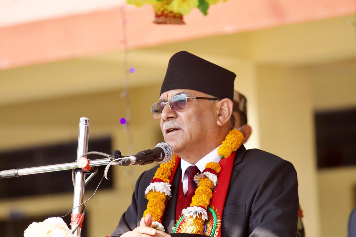 बाँकी जीवन नेपाल र नेपाली जनताको पक्षमा बिताउने-प्रधानमन्त्री प्रचण्ड