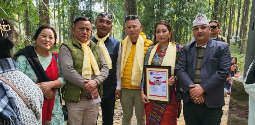 तामाङ दम्पतीले गरे पचाँस हजार एक सय पाँच रुपैया सहयोगको घोषणा