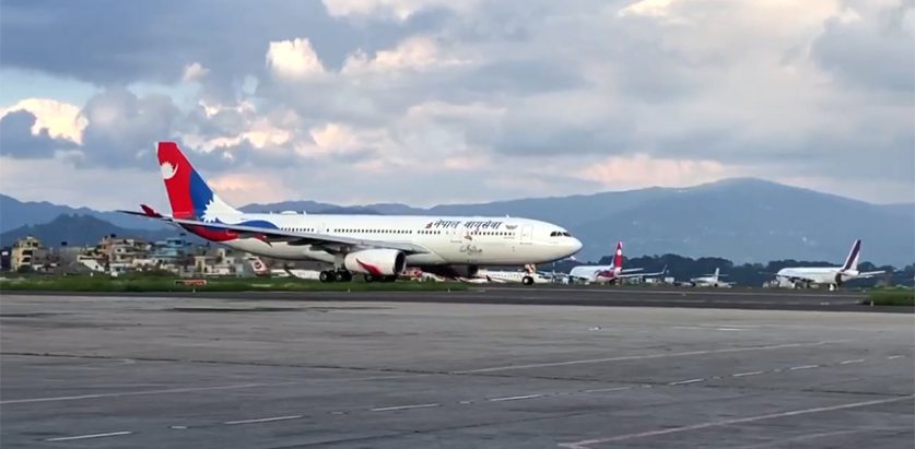 नेपाल वायुसेवा निगमभित्रको बेथितीका कारण  यात्रुलाई दिनभर सास्ती