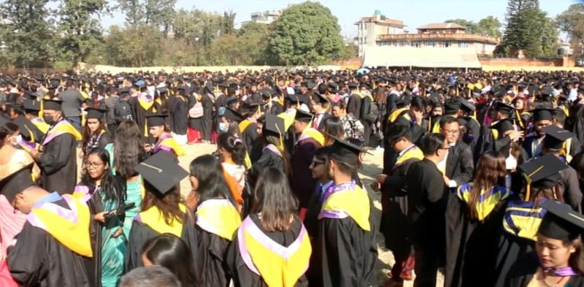 त्रिविका ६३ हजार विद्यार्थी दीक्षित