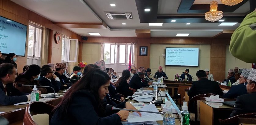 गृहमन्त्रालयको सभाहलमा आपतकालीन द्वार राख्न उपप्रधानमन्त्री लामिछानेको दिए निर्देशन