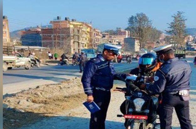 लागुऔषध सेवन गरी सवारी चलाउने एक अमेरिकन सहित ७ चालक पक्राउ