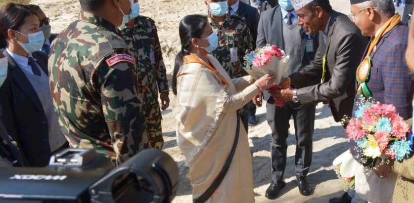 राष्ट्रपति भण्डारी काभ्रेमा