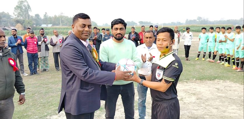 मधुवनमा दोस्रो संस्करणको एकता नकआउट फुटबल प्रतियोगिता सुरु