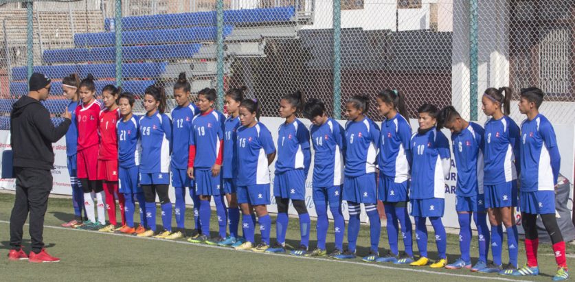 साफ अन्डर २० महिला च्याम्पियनसीपमा आज नेपाल बंगलादेशसँग भिड्दै