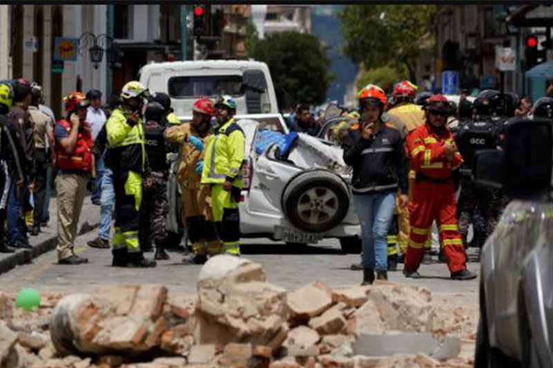 इक्वेडर र पेरुमा भूकम्पमा परी १४ जनाको मृत्यु