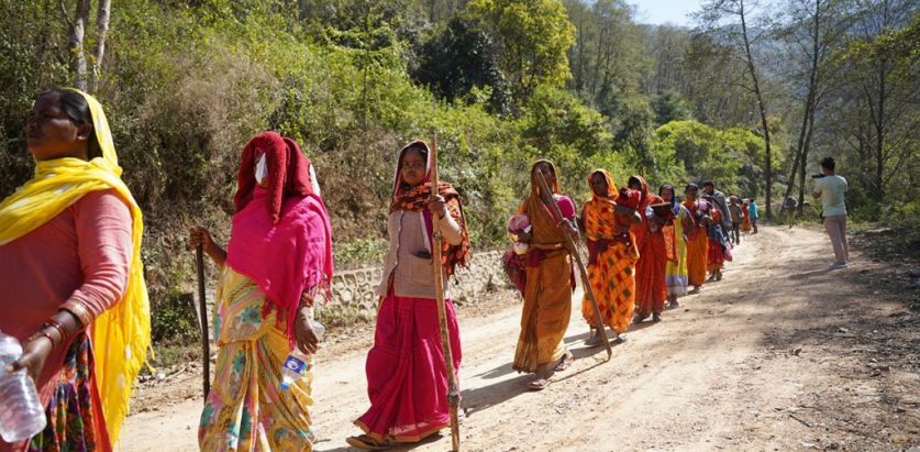 ११ दिन पैदलै हिँडेर मिटर ब्याज पीडित आइपुगे काठमाडौं