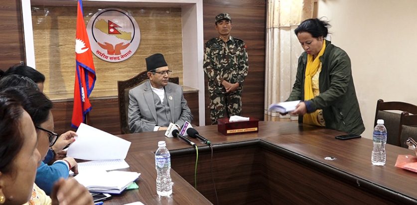 द्वन्द्वपीडित सुरक्षाकर्मी परिवारले सभामुखसँग भने : प्रधानमन्त्रीबाट न्याय पाउने आश छैन