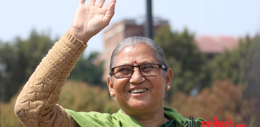 एमालेकी अष्टलक्ष्मी शाक्यको उपराष्ट्रपतिमा उम्मेदवारी दर्ता