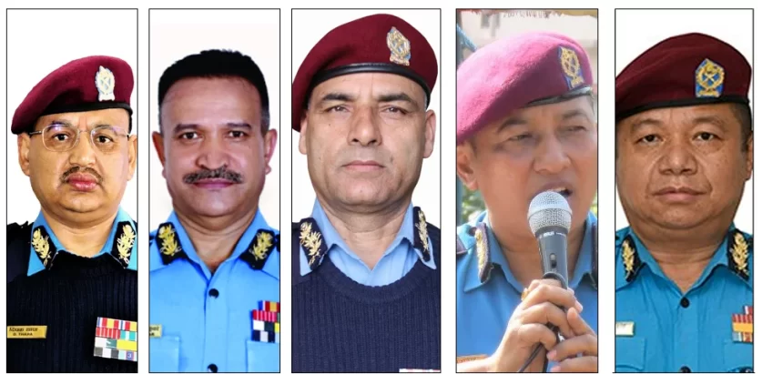 ५ जना डीआईजीलाई एआईजीमा बढुवा गर्ने