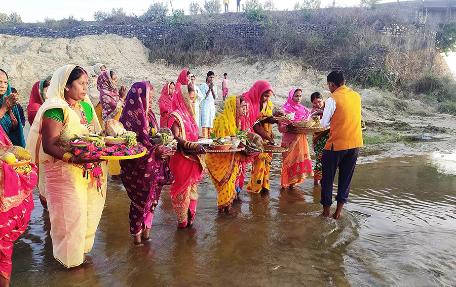 चारदिनसम्म मनाइने चैती छठ पर्व सम्पन्न