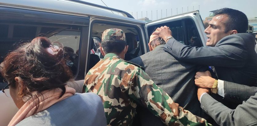 प्रदेश सभा सदस्य गोविन्द न्यौपाने घाइते