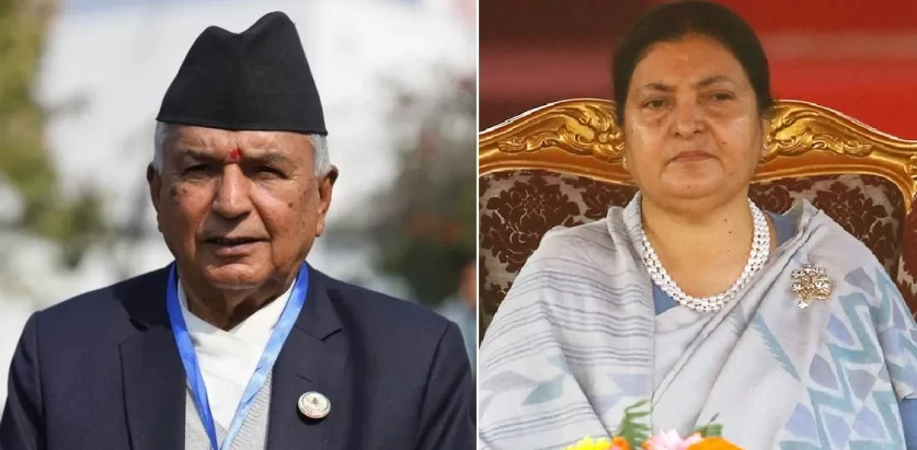 नयाँ राष्ट्रपतिको स्वागत र निवर्तमान राष्ट्रपतिको बिदाइ तयारी गर्दै शितलनिवास