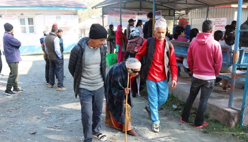 ८२ जनाको निःशुल्क मोतियाविन्दुको शल्यक्रिया