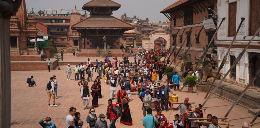 बिस्का जात्राको ८ औं दिन : भक्तपुरवासीले मनाए सगुन जात्रा (फोटो फिचर)