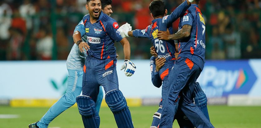 बेंगलोरमाथिको लखनउको रोमाञ्चक जित, पुरनले हाने १५ बलमै अर्धशतक