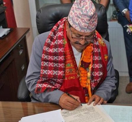 परराष्ट्रमन्त्री एनपी साउदले प्रधानमन्त्रीको भारत भ्रमणको तयारी सुरु गरिहाल्ने