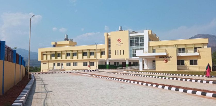 आठ वर्षमा निर्माण भयो रामपुर अस्पताल