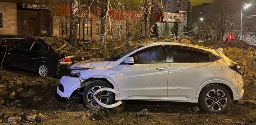 रुसी लडाकु विमानबाट रुसकै शहरमा खस्यो बम