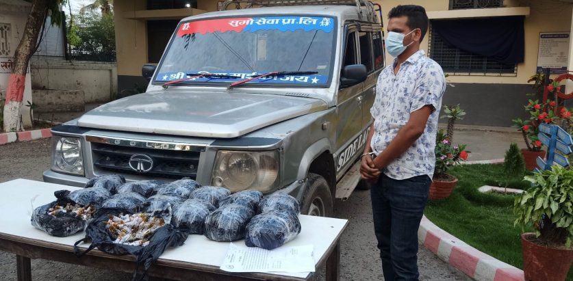 ४ हजार २ सय एम्पुल लागुऔषधसहित एकजना पक्राउ