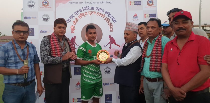 गिरिजाप्रसाद कोइराला स्मृति हक्की : उद्घाटन खेलमा आर्मी विजयी