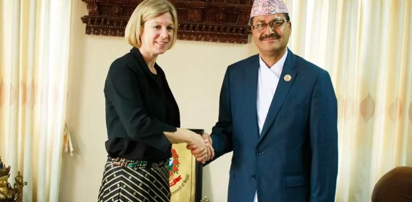 परराष्ट्रमन्त्री साउदसँग बेलायती राजदूतको भेटवार्ता