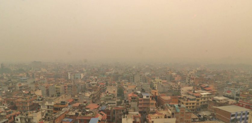 विश्वमै बढी वायु प्रदुषित शहर काठमाडौं