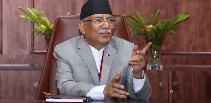 प्रधानमन्त्री प्रचण्डले पाए भारत भ्रमणको निम्तो