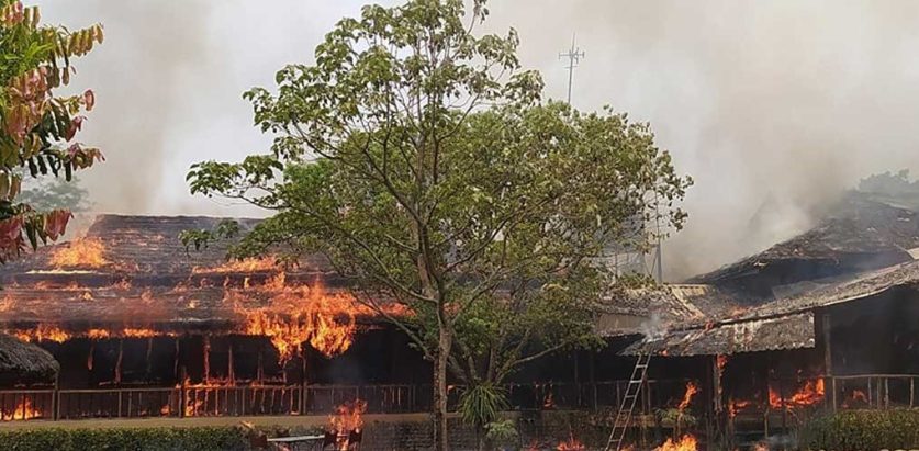 चितवनको रिसोर्टमा भीषण आगलागी