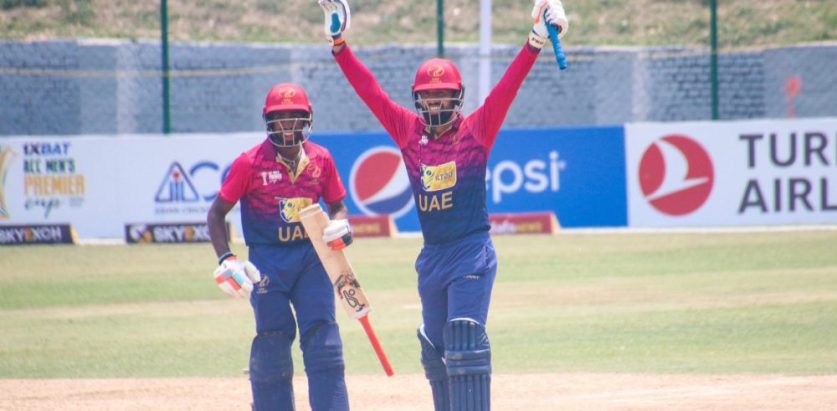 भृत्य र मुस्तफाको शतकमा यूएईले कुवेतलाई दियो ३७२ रनको विशाल लक्ष्य
