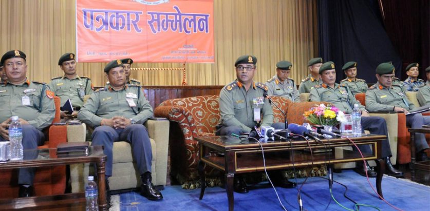 पाहुना स्वागतका लागि सशस्त्र प्रहरी बलभित्र खादा र फूल निषेध