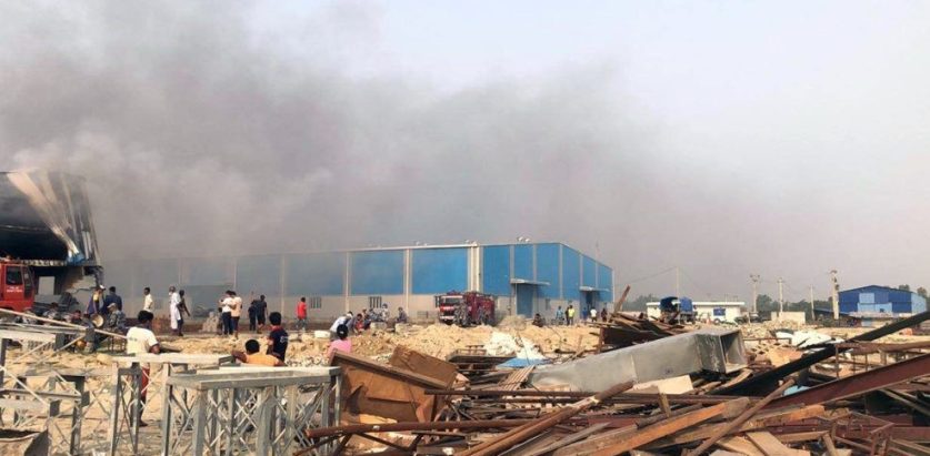 राठी इन्डष्ट्रिजमा आगलागी