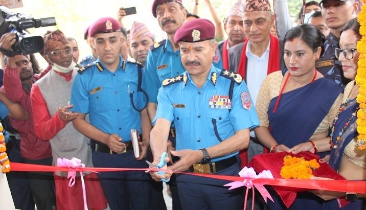 महानिरीक्षक कुँवरद्वारा प्रहरी कार्यालय बुटवलको नवनिर्मित भवन उद्‍घाटन