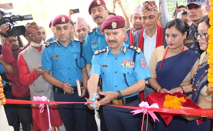 महानिरीक्षक कुँवरद्वारा प्रहरी कार्यालय बुटवलको नवनिर्मित भवन उद्‍घाटन