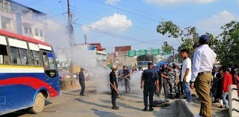 रुगटालाई पक्राउ नगरेको भन्दै चितवन बन्द