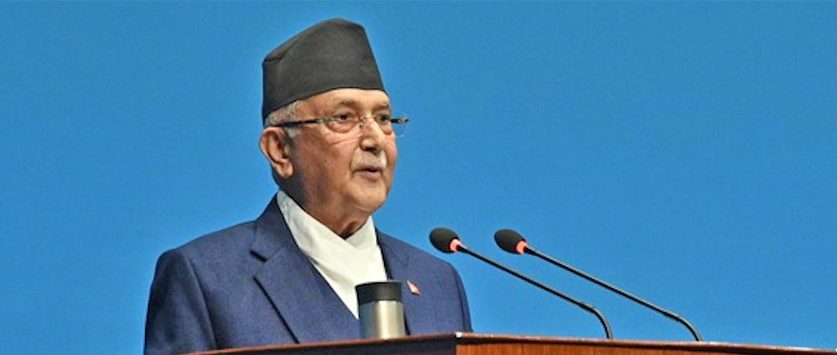 पचाउन नसकेर भुइँचालो आयो : ओली