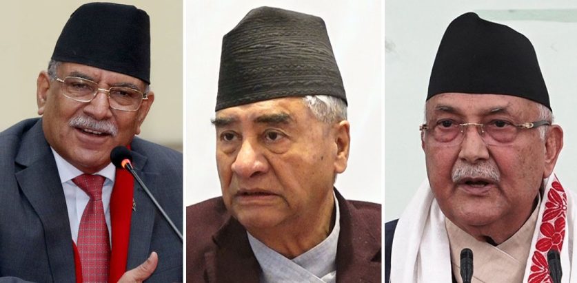 प्रमुख तीन दलको बैठक हुँदै