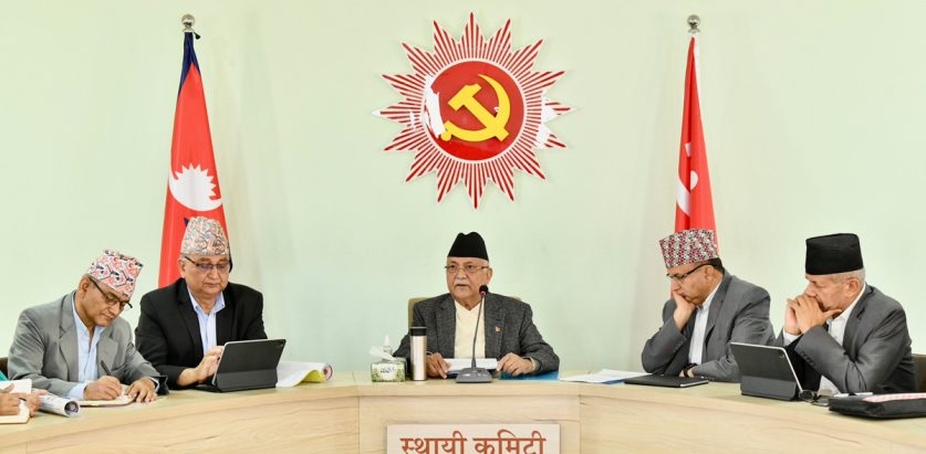 एमालेको स्थायी कमिटी बैठक जारी