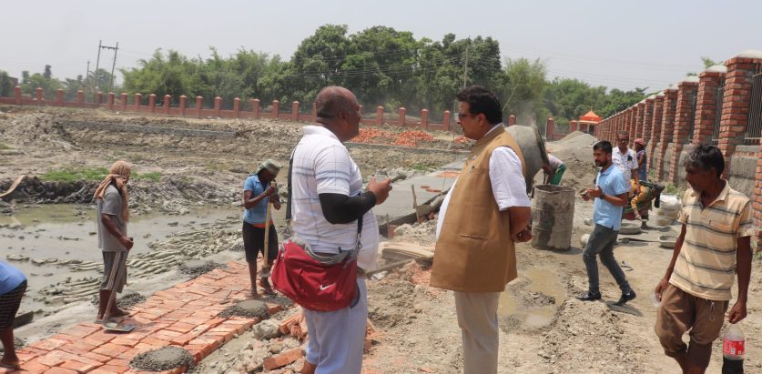 विराट राजाको दरबार क्षेत्रमा बन्दैछ किचकबध पोखरी