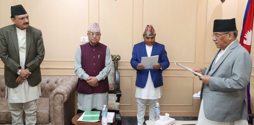 बैरागीले लिए शपथ