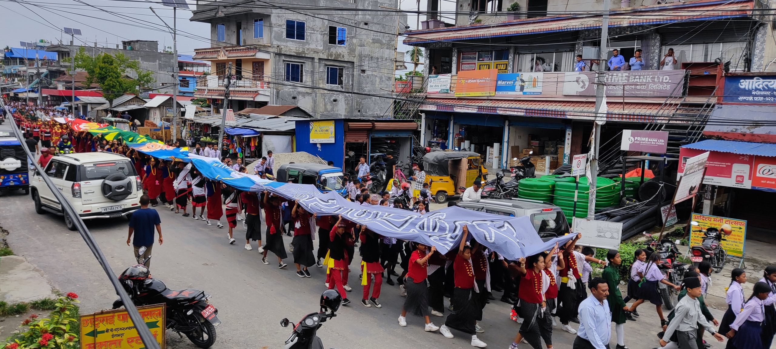 बुद्ध र सगरमाथा चिनाउन कलाचित्र प्रदर्शनी