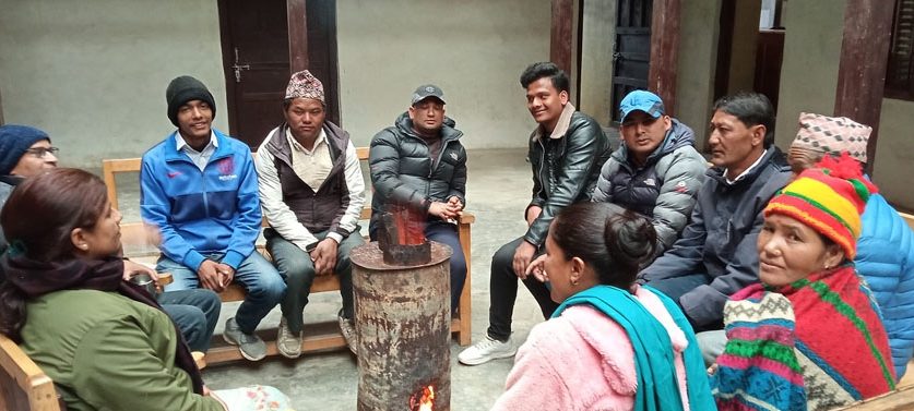 तापक्रम शून्य डिग्री, जाडो छल्न आगो ताप्दै हुम्लावासी