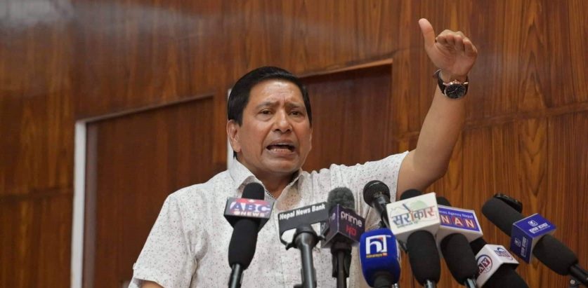 भागेर होइन, राजनीतिमै रहेर देश परिवर्तन गर्नुपर्छ : गृहमन्त्री श्रेष्ठ