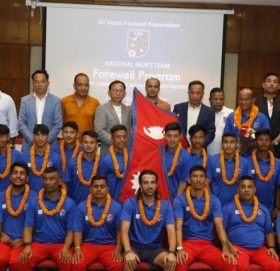 नेपाल टिम फिलिपिन्स जाँदै गरियो बिदाइ