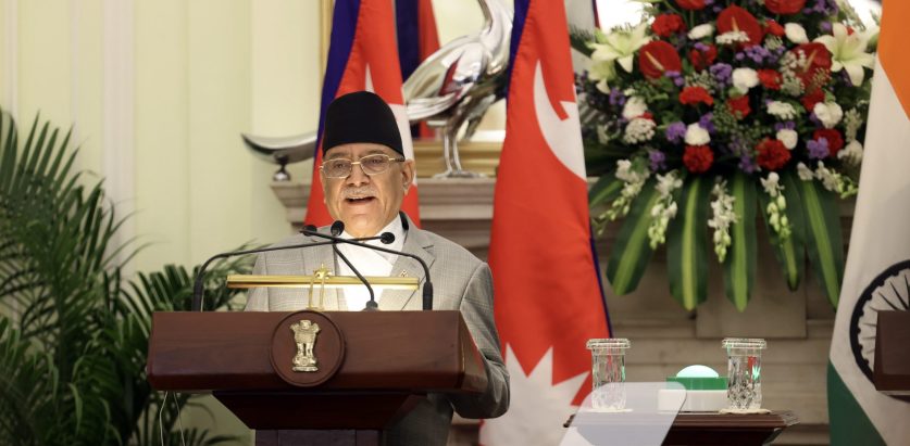 भारत नेपालको विकास र समृद्धिको प्रमुख साझेदार हो : प्रधानमन्त्री दाहाल