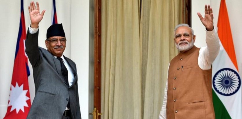 प्रधानमन्त्री र मोदीबीच भेटवार्ता हुँदै