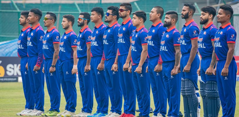 दक्षिण अफ्रिकामा र नेदरल्याण्ड्सले नेपालसंग खेल्दै