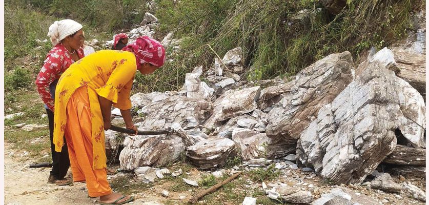 गाउँमै रोजगारी पाउँदा खुसी